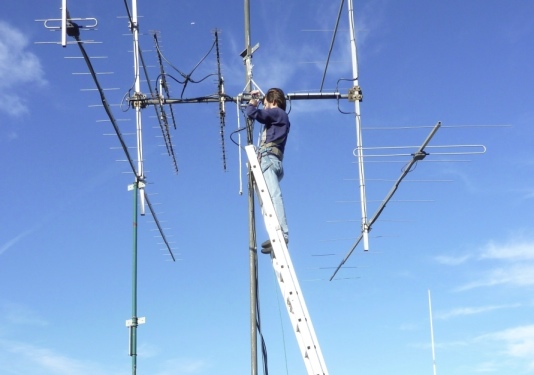 UKW Antennen Wiederaufbau